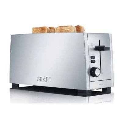 Toaster Graef Edelstahl 4-Scheiben