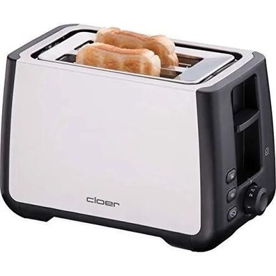 Toaster Cloer 3569 fér XXL-Brotscheiben, 1000 W, schwarz
