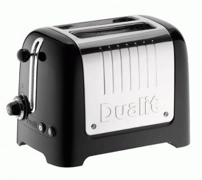 Elektrischer Toaster Dualit mit extra breiten Schlitzen, schwarz