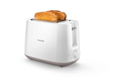 Toaster Philips mit 8 Bräunungsstufen, Weiß