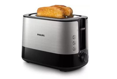 Toaster Philips Viva Collection HD2635/90 schwarz und Titan