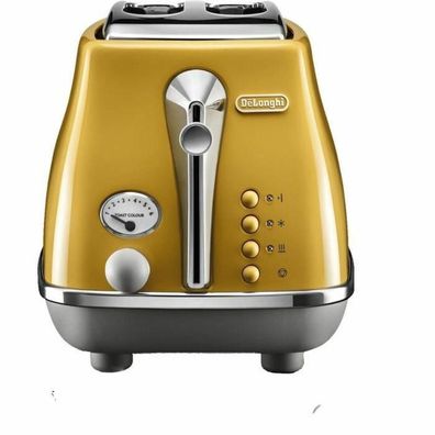 Toaster Delonghi ICONA Capitals Gelb Edelstahl 900W