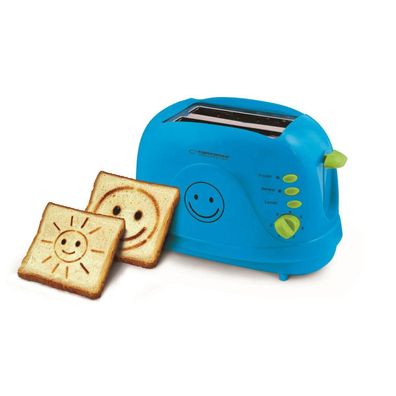 Toaster Esperanza 750W mit 7 Bräunungsstufen, blau