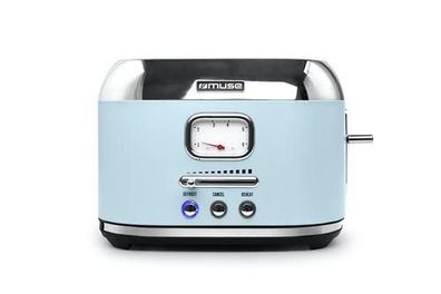 Toaster Muse MS-120VB Blau Pastell, 6 Bräunungsstufen