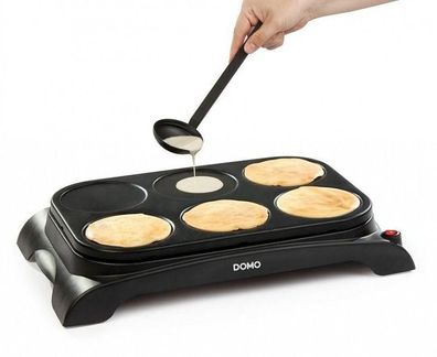 CrÃªpiÜre Domo 1000 W Antihaftbeschichtet Schwarz