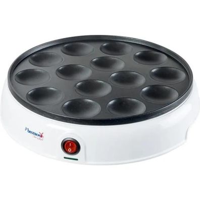 Poffertjes-Maschine Bestron Weiß 800 W
