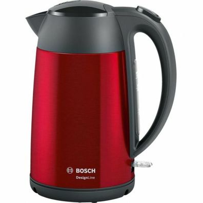 Wasserkocher Bosch 1,7 L, 2400 W, Grau-Rot