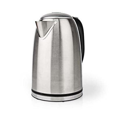 Wasserkocher Nedis 1,7 L, 2200 W, Edelstahl