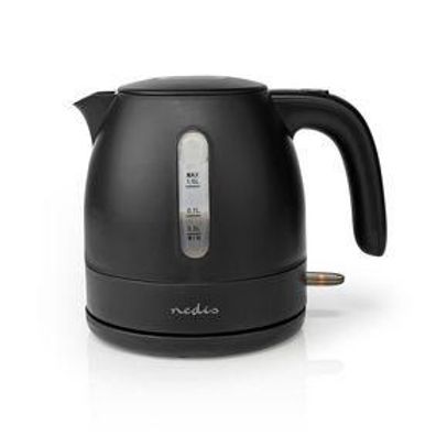 Wasserkocher Nedis 1 Liter, 2150 W, Schwarz