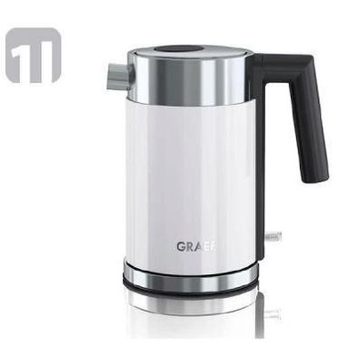Wasserkocher Graef 1 Liter, 2015 W, Weiß