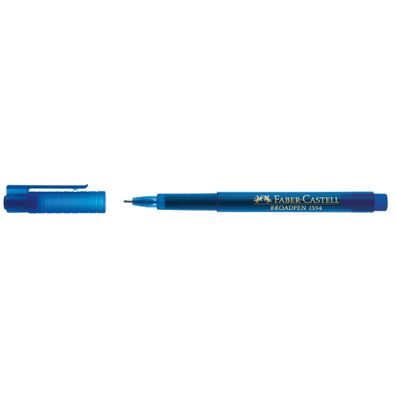 Faber Castell Faserschreiber Broadpen Document 0,8 blau