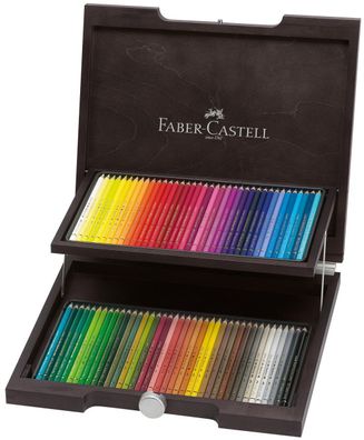 Faber Castell Farbstift Polychromos 3,8mm 72er Holzkoffer