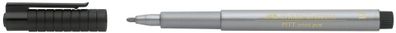 Faber Castell Tuschestift Pitt Artist Pen silber