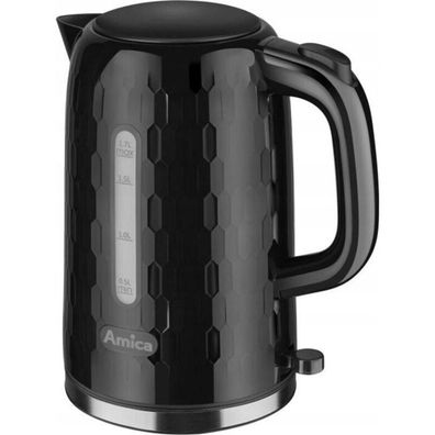Wasserkocher Amica 1,7 Liter 2200 W schwarz