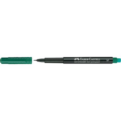 Faber Castell Marker Multimark permanent S 0,4 mm grün