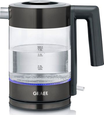 Elektrischer Wasserkocher Graef 2000 Watt LED-Beleuchtung