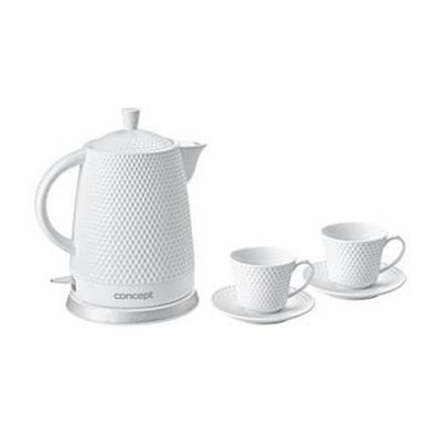 Kabellose Wasserkocher Concept 1,5 Liter Weiß