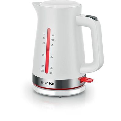 Elektrischer Wasserkocher Bosch 1,7 Liter Weiß