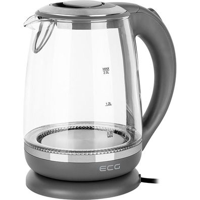 Elektrischer Wasserkocher ECG 2,0 Liter Grau
