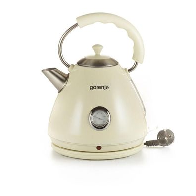 Wasserkocher Gorenje K17CLI Retro Creme 1,7L