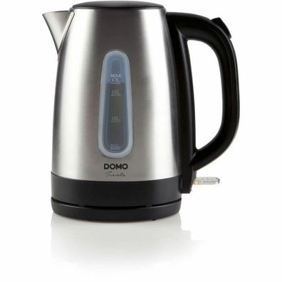 Elektrischer Wasserkocher Domo 1,7 Liter, 2200 Watt, Edelstahl