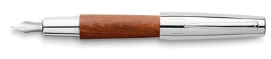 Faber Castell Füller e-motion Birnb/Chr braun Feder F