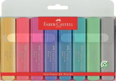 Faber Castell Textmarker TL 46 5, 2, 1 mm Pastell 8er