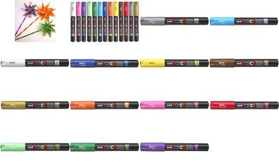 Faber Castell Marker UNI POSCA PC-1MC 0,7 mm hellblau