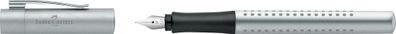 Faber Castell Füller Grip 2011 silber Feder EF