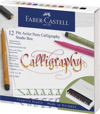 Faber Castell Tuschestift Pitt Artist Pen C 12er Atelierbox