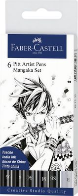 Faber Castell Tuschestift Pitt Artist Pen Manga schwarz