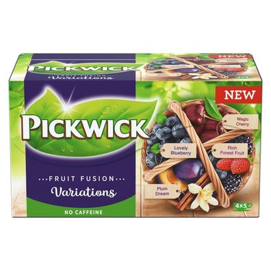 Pickwick Fruit Fusion Variationen Blau 20 Teebeutel