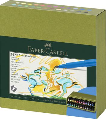 Faber Castell Tuschezeichner Pitt Artist Pen B 24er A-box