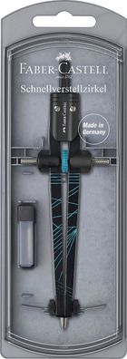 Faber Castell Schnellverstellzirkel Kr 340mm Twister schwarz