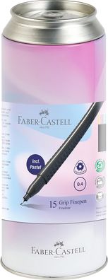 Faber Castell Finepen Grip 0,4 mm 15er Promotion Set 15er