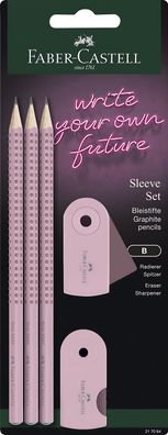 Faber Castell Bleistift Grip 2001 B rose shadows Rad+Spitzer