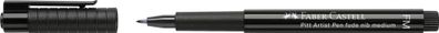 Faber Castell Tuschestift Pitt Artist Pen Fude M schwarz