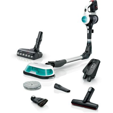 Akkustaubsauger Bosch Unlimited 7 ProHygienic Aqua Weiß