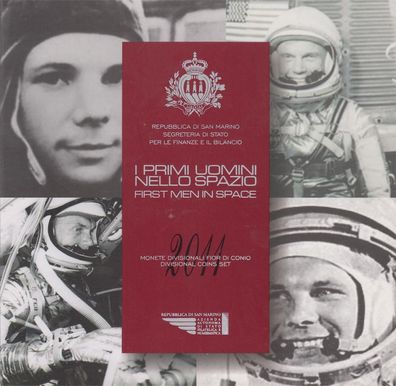 San Marino KMS 2011 stgl. in Folder mit Silber*