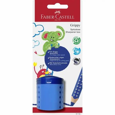 Faber Castell Spitzdose Grippy blau BK