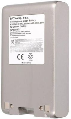 Batterie Extralink 3000mAh 21.6V fér Dreame T30 R20
