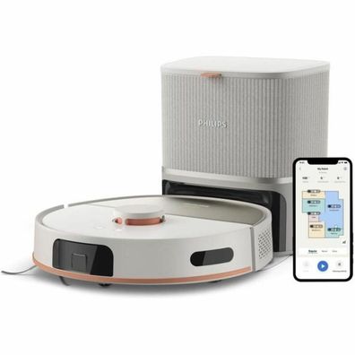 Saugroboter Philips mit 4800 mAh Batterie, beige
