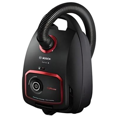 Staubsauger Bosch 4L Beutel 850W Schwarz Rot