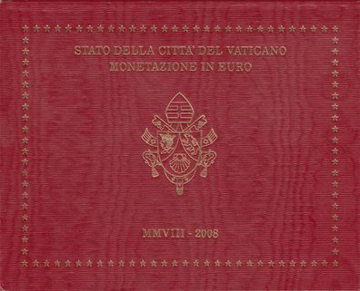 Vatikan KMS 2008 Benedikt XVI verpackt im Folder*