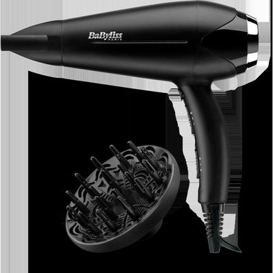 Haartrockner Babyliss Turbo Smooth 2200 W schwarz/silber