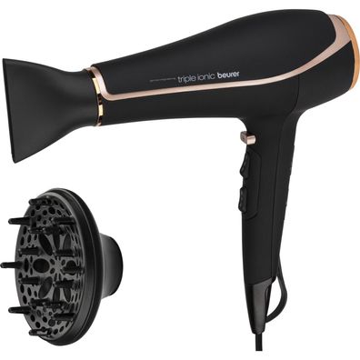 Haartrockner Beurer Triple Ionic HC 80 AC, 2200 W, schwarz