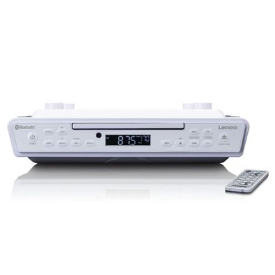 Kéchenradio Lenco Weiß mit Bluetooth