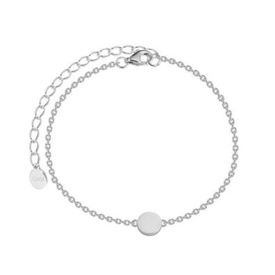 Armkette - Sterlingsilber rhod. - Gravurplättchen