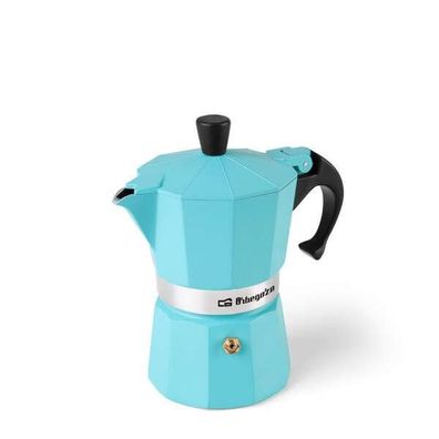 Italienische Kaffeemaschine Orbegozo KFV 345, 3 Tassen, blau