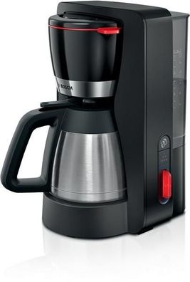 Filterkaffeemaschine Bosch 12 Tassen, 1,1 L, Schwarz